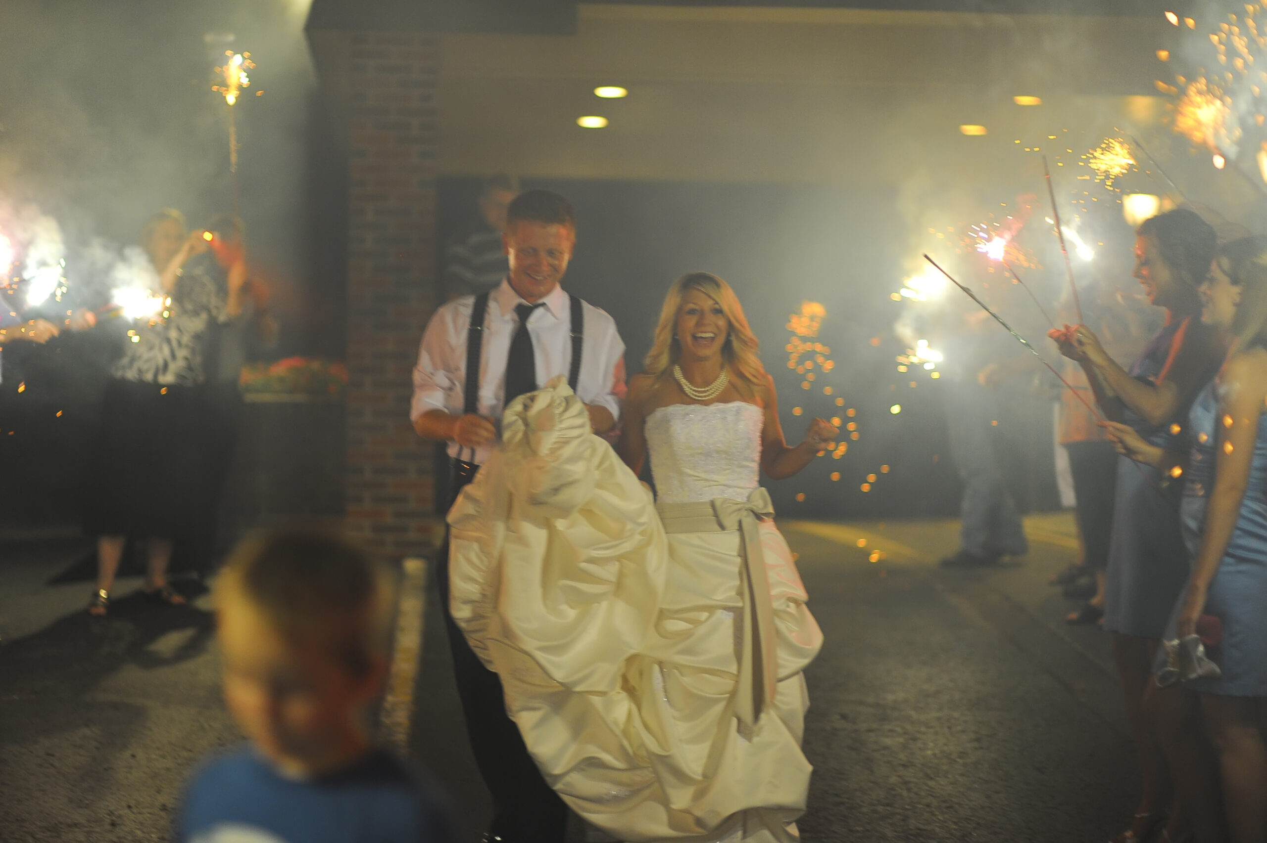 Great Send-off For the Bride and Groom: Fireworks!