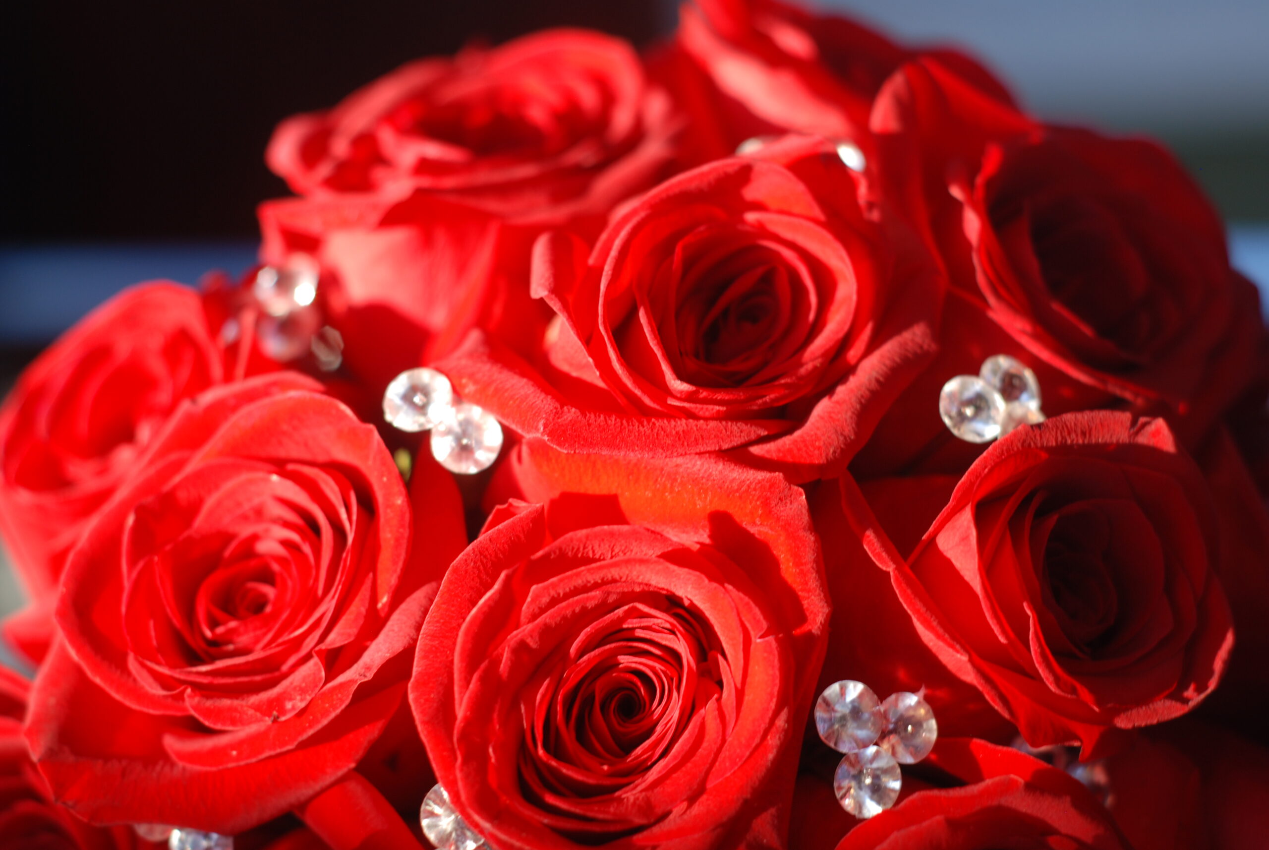 Bridal Bouquet Idea: Add Some Sparkle with Gemstones