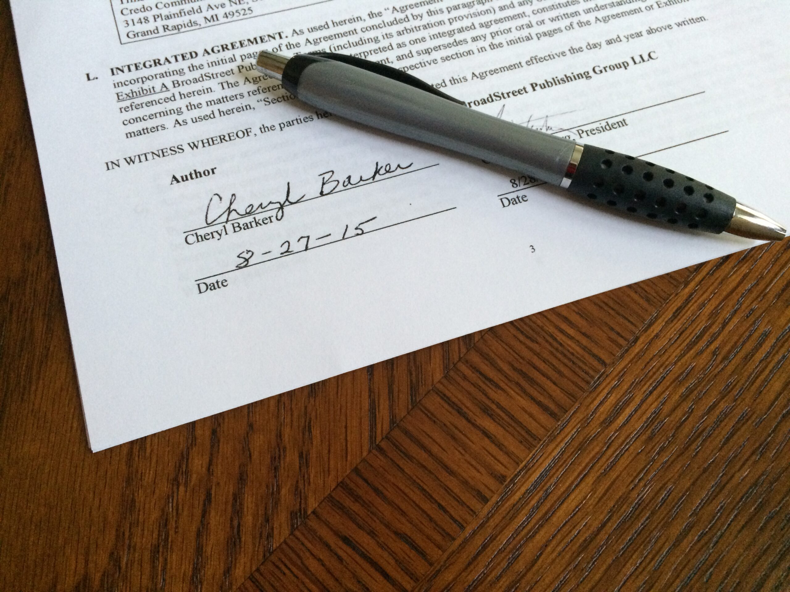 Exciting News—A Book Contract!