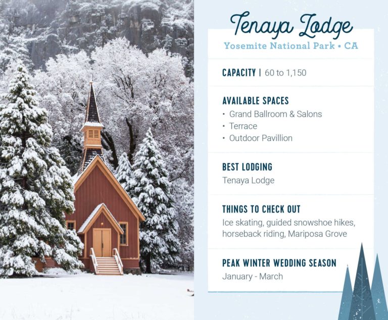 15 Dreamy U.S. Venues to Inspire Your Winter Wedding
