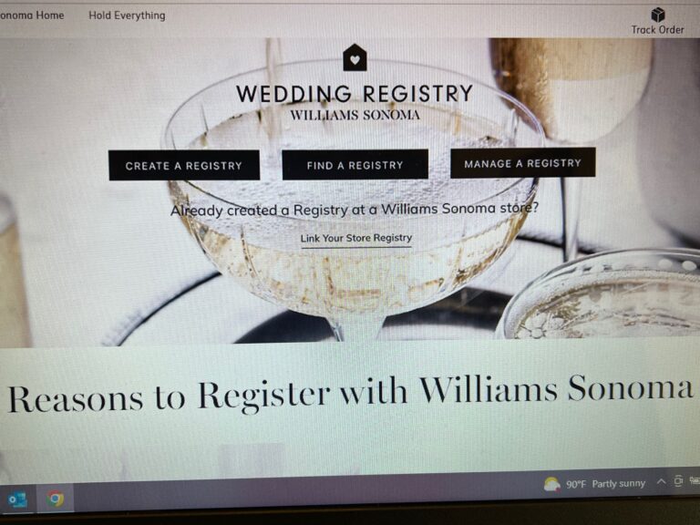 Wedding Registry to Consider: Williams Sonoma